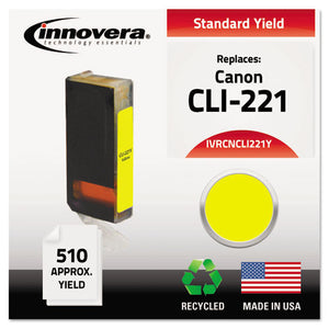 ESIVRCNCLI221Y - Remanufactured 2949b001 (cli-221) Ink, Yellow