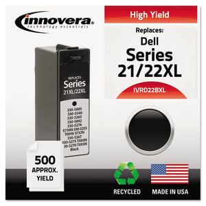 ESIVRD22BXL - Remanufactured 330-5885 (21xl-22xl) High-Yield Ink, Black