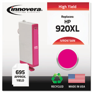 ESIVRD973ANC - Remanufactured Cd973an (920xl) High-Yield Chipped Ink, Magenta