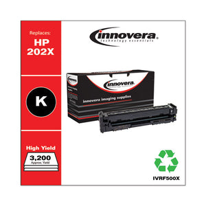 Remanufactured Black High-yield Toner, Replacement For Hp 202x (cf500x), 3,200 Page-yield