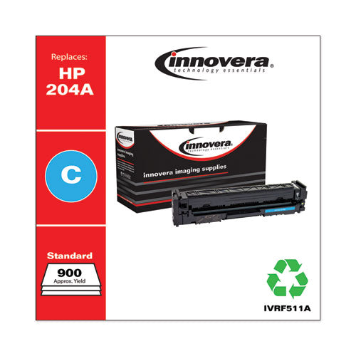 Remanufactured Cyan Toner, Replacement For Hp 204a (cf511a), 900 Page-yield