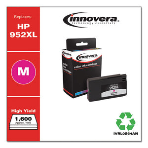 Remanufactured Cyan High-yield Ink, Replacement For Hp 952xl (l0s61an), 1,600 Page-yield