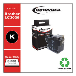 Compatible Black Super High-yield Ink, Replacement For Brother Lc3029bk, 3,000 Page-yield