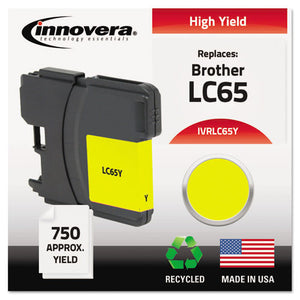 ESIVRLC65Y - Remanufactured Lc65y High-Yield Ink, Yellow