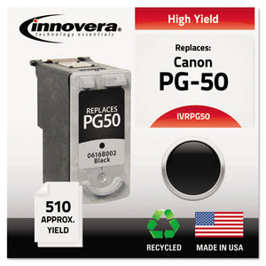 ESIVRPG50 - Remanufactured 0616b002 (pg-50) High-Yield Ink, Black