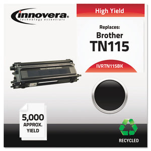 ESIVRTN115BK - Remanufactured Tn115bk High-Yield Toner, Black