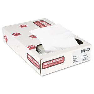 ESJAGH3860S - Super Extra-Heavy Liners, 60gal, 16 Micron, 38 X 60, Natural, 100-carton