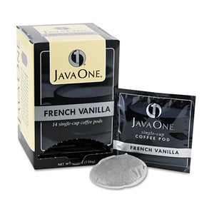 ESJAV70400 - Coffee Pods, French Vanilla, Single Cup, 14-box