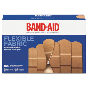 ESJOJ11507800 - Flexible Fabric Adhesive Bandages, Assorted, 100-box