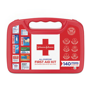 All-purpose First Aid Kit, 140-pieces, Plastic Case