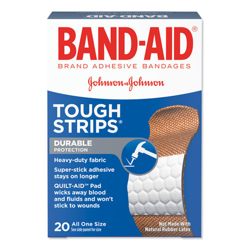 ESJOJ4408 - Flexible Fabric Adhesive Tough Strip Bandages, 1" X 3 1-4", 20-box