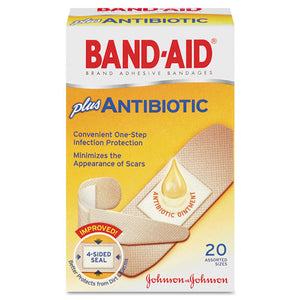 ESJOJ5570 - Antibiotic Adhesive Bandages, Assorted Sizes, 20-box