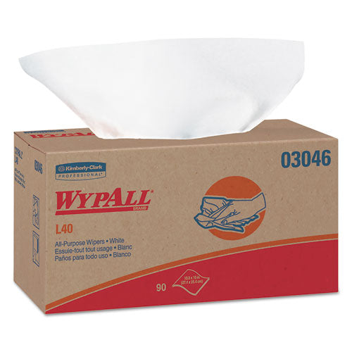 ESKCC03046 - L40 Towels, Pop-Up Box, White, 10 4-5 X 10, 90-box, 9 Boxes-carton