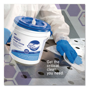 Wipers For The Wettask System, Quat Disinfectants And Sanitizers, 6 X 12, 840-roll, 6 Rolls And 1 Bucket-carton