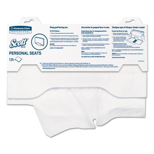 ESKCC07410PK - Personal Seats Sanitary Toilet Seat Covers, 15" X 18", 125-pack