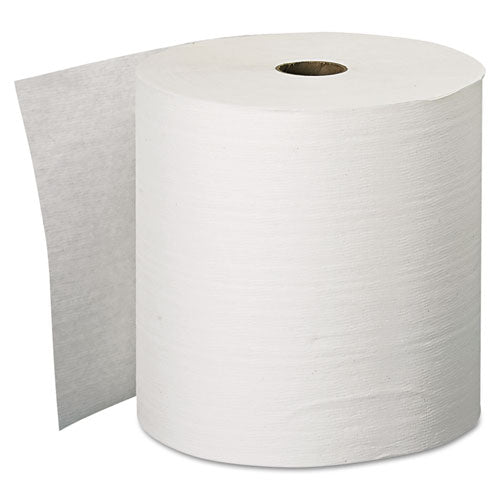 ESKCC11090 - ESSENTIAL PLUS HARD ROLL TOWELS, 1.5" CORE, 8" X 600 FT, WHITE, 6 ROLLS-CARTON