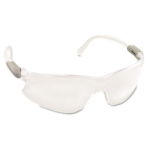 V20 Visio Safety Glasses, Silver Frame, Clear Lens