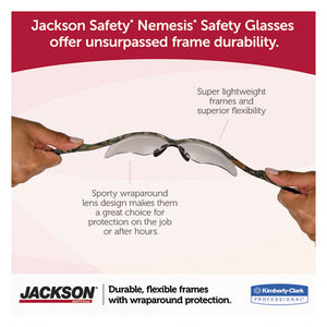 ESKCC19644 - Nemesis Safety Glasses, Camo Frame, Bronze Lens