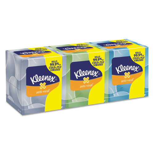 ESKCC21286CT - Boutique Anti-Viral Facial Tissue, 3ply, Pop-Up Box