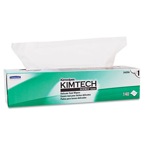 ESKCC34256BX - Kimwipes Delicate Task Wipers, 1-Ply, 16 3-5 X 16 5-8, 140-box