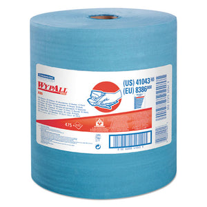 ESKCC41043 - X80 Cloths With Hydroknit, Jumbo Roll, 12 1-2 X 13 2-5, Blue, 475-roll