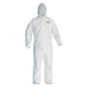 ESKCC44326 - A40 Elastic-Cuff, Ankle, Hooded Coveralls, 3x-Large, White, 25-carton
