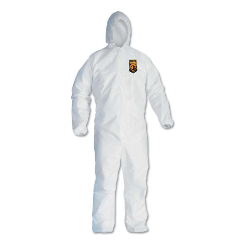 ESKCC44327 - A40 Elastic-Cuff And Ankle Hooded Coveralls, 4x-Large, White, 25-carton