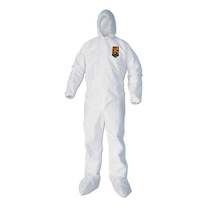 ESKCC44334 - A40 Elastic-Cuff, Ankle, Hood And Boot Coveralls, X-Large, White, 25-carton