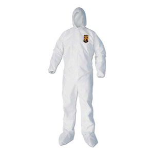 ESKCC44335 - A40 Elastic-Cuff, Ankle, Hood & Boot Coveralls, White, 2x-Large, 25-carton