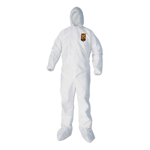 ESKCC44336 - A40 Elastic-Cuff, Ankle, Hood & Boot Coveralls, White, 3x-Large, 25-carton