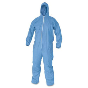 ESKCC45024 - A60 Elastic-Cuff, Ankles & Back Hooded Coveralls, Blue, X-Large, 24-case