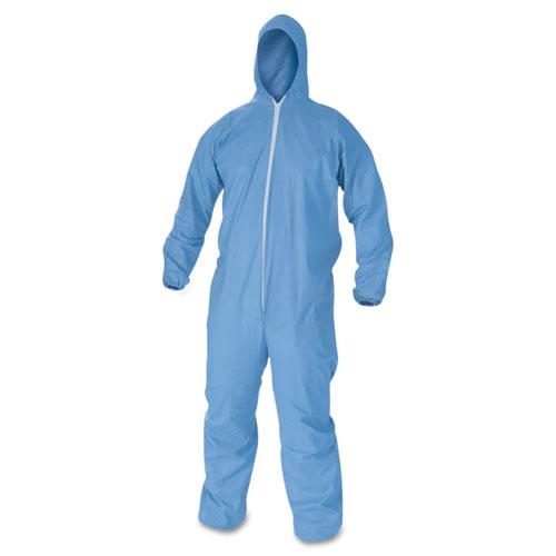 ESKCC45024 - A60 Elastic-Cuff, Ankles & Back Hooded Coveralls, Blue, X-Large, 24-case