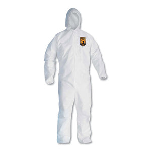 ESKCC46115 - A30 Elastic-Back & Cuff Hooded Coveralls, White, 2x-Large, 25-case