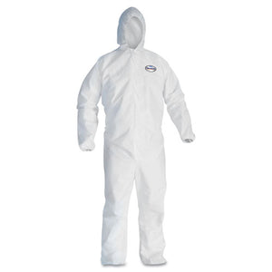 ESKCC46117 - A30 Elastic-Back & Cuff Hooded Coveralls, White, 4x-Large, 25-carton