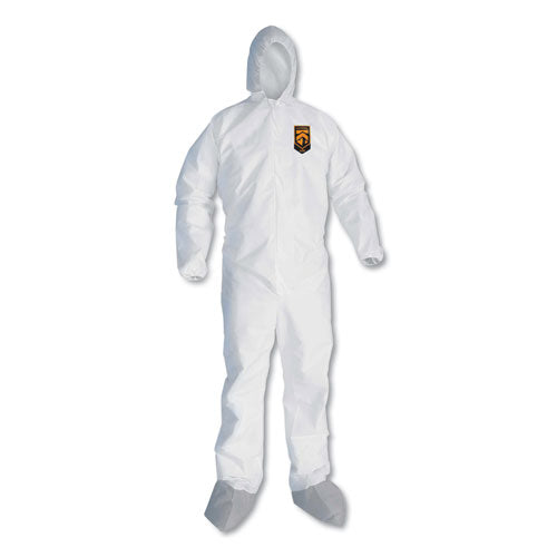 ESKCC48974 - A45 LIQUID-PARTICLE PROTECTION SURFACE PREP-PAINT COVERALLS, XL, WHITE, 25-CT