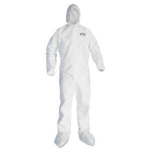 ESKCC49124 - A20 Elastic Back And Ankle Hood And Boot Coveralls, White, X-Large, 24-carton