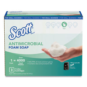 Control Antimicrobial Foam Skin Cleanser , Unscented, 1000ml Refill, 3-carton