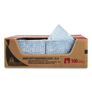 Heavy-duty Foodservice Cloths, 12.5 X 23.5, Red, 100-carton