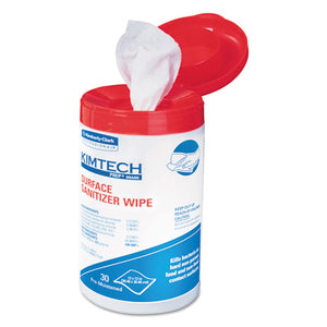 ESKCC58040CT - Surface Sanitizer Wipe, 12 X 12, White, 30-canister
