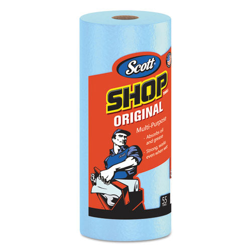 ESKCC75130 - SHOP TOWELS, STANDARD ROLL, 10.4 X 11, BLUE, 55-ROLL, 30 ROLLS-CARTON