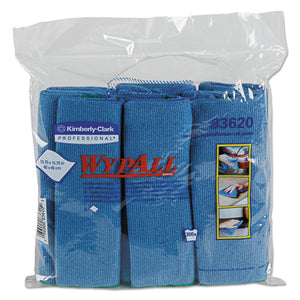 ESKCC83620CT - Microfiber Cloths, Reusable, 15 3-4 X 15 3-4, Blue, 24-carton