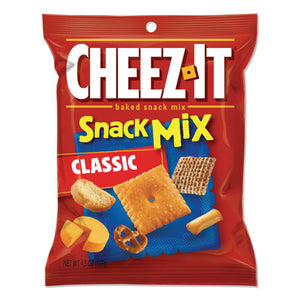 Cheez-it Baked Snack Mix, Classic Cheese, 4.5 Oz Bag, 6-pack