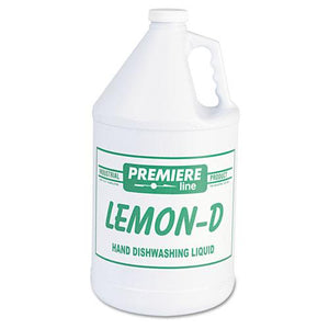 ESKESLEMOND - Lemon-D Dishwashing Liquid, Lemon, 1gal, Bottle, 4-carton