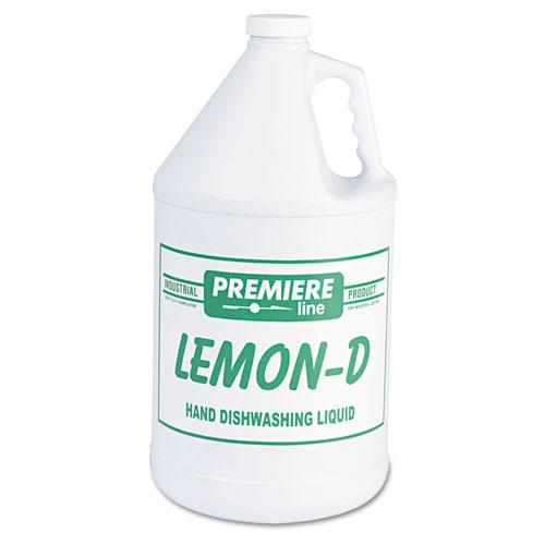 ESKESLEMOND - Lemon-D Dishwashing Liquid, Lemon, 1gal, Bottle, 4-carton