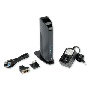 Usb 3.0 Docking Station With Dvi-hdmi-vga Video, 1 Dvi And 1 Hdmi Out