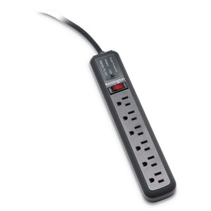 ESKMW38215 - Guardian Surge Protector, 6 Outlets, 15 Ft Cord, 540 Joules, Gray