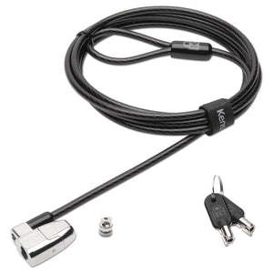 ESKMW64435 - Clicksafe 2.0 Keyed Laptop Lock, 6ft Steel Cable, Silver, Two Keys