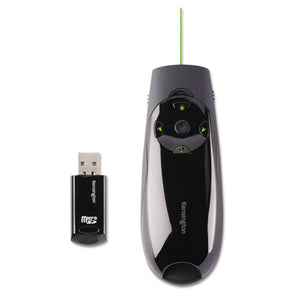 ESKMW72426 - Presenter Expert Green Laser Wireless Presenter, Class 2, Black