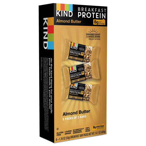 ESKND25953 - Breakfast Protein Bars, Almond Butter, 50 G Box, 8-pack