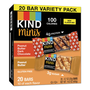 Minis, Peanut Butter Dark Chocolate Peanut Butter, 0.7 Oz, 20-pack